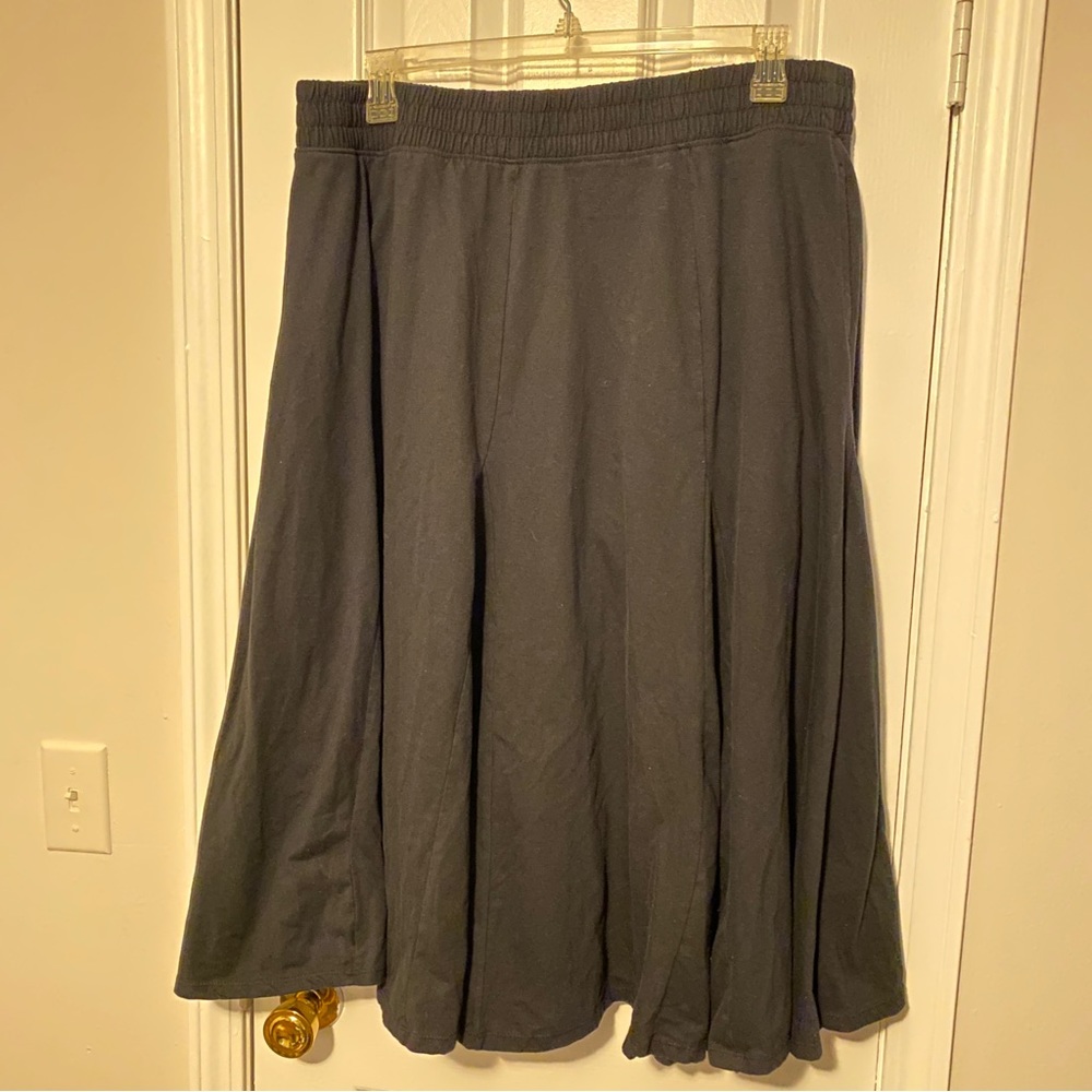 Woman Within 26/28 black skirt